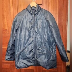 Aspen Skiwear Men's Deep Navy Blue Puffer Jacket Size Medium VINTAGE